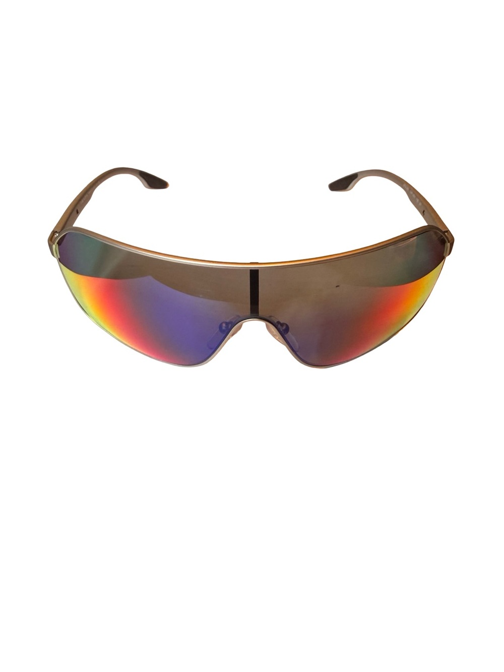 Prada Linea Rossa OPS 01TS Shield Sunglasses DG0901 NIB Made in Italy - Picture 2 of 11